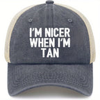 PENDRA Trucker Nicer When Tan Hat