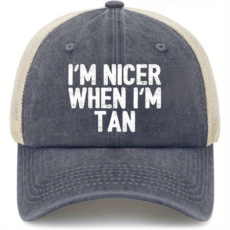 PENDRA Trucker Nicer When Tan Hat