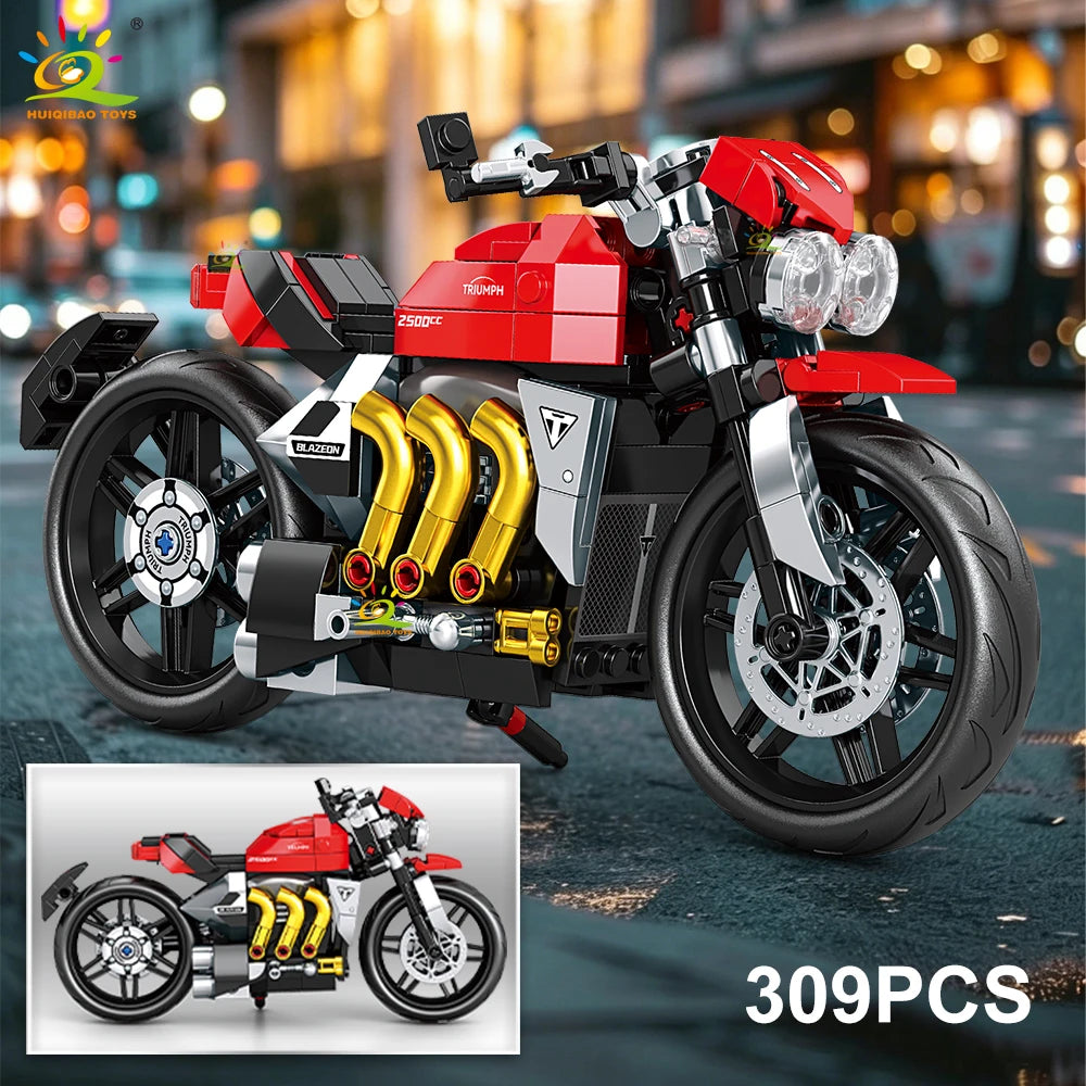 PENDRA Motorbike Moto Racer Building Set