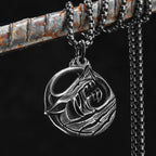 PENDRA Wolf Steel Necklace