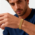PENDRA Gold Link 10Mm Bracelet