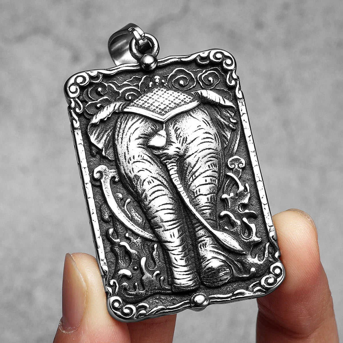 PENDRA Tavorin Elephant Motif Necklace