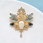 PENDRA Sylphina Retro Forest Elf Face Brooch