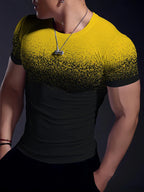 PENDRA Printed Urban Short-Sleeve Running T-Shirt