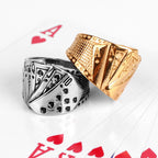 PENDRA 316l Straight Flush Ring