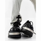 PENDRA Leather Iron Head Shoes