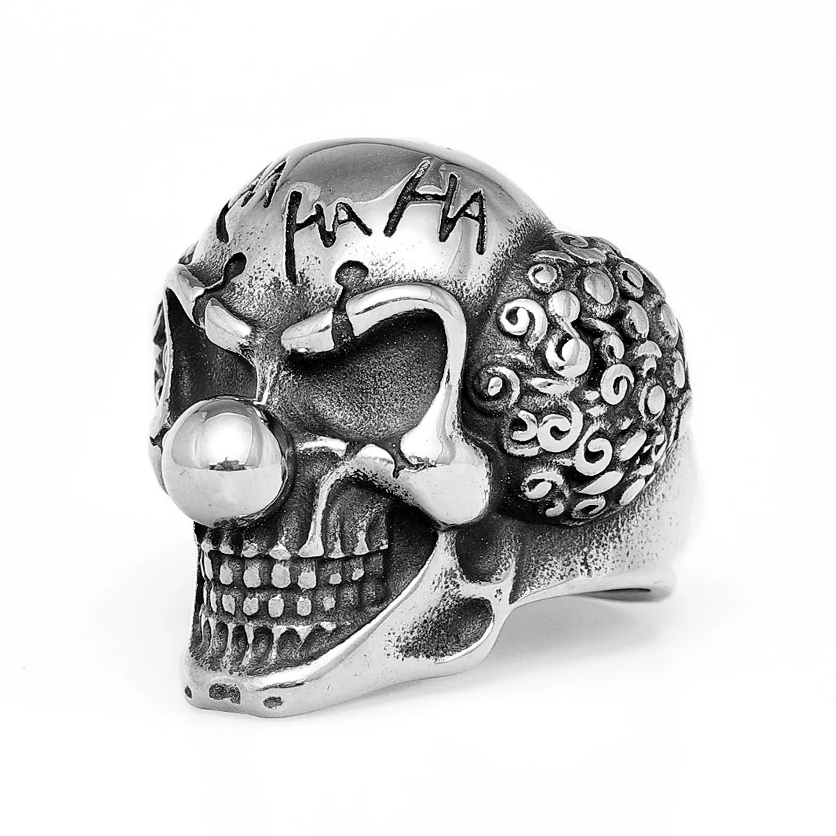 PENDRA Joker Skull Punk Ring