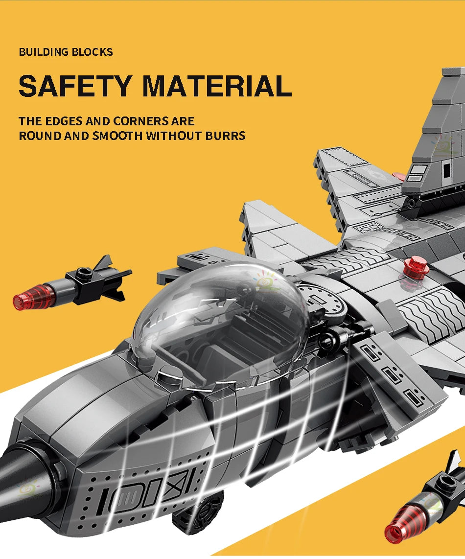 PENDRA Military Attack Fighter Building Set