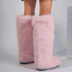 PENDRA Knee Warm Imitation Boots