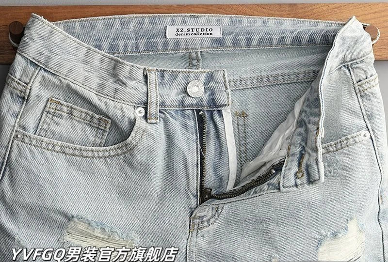 PENDRA Light Blue Korean Shorts