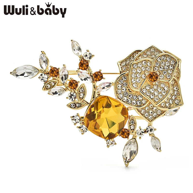 PENDRA Floravelle Luxury Flower Brooch