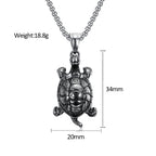 PENDRA Turtlenova Stainless Steel Turtle Necklace