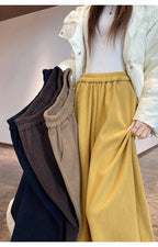 PENDRA Corduroy Splicing Lamb Pants