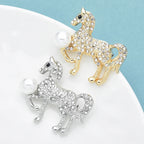 PENDRA Walking Horse Brooch