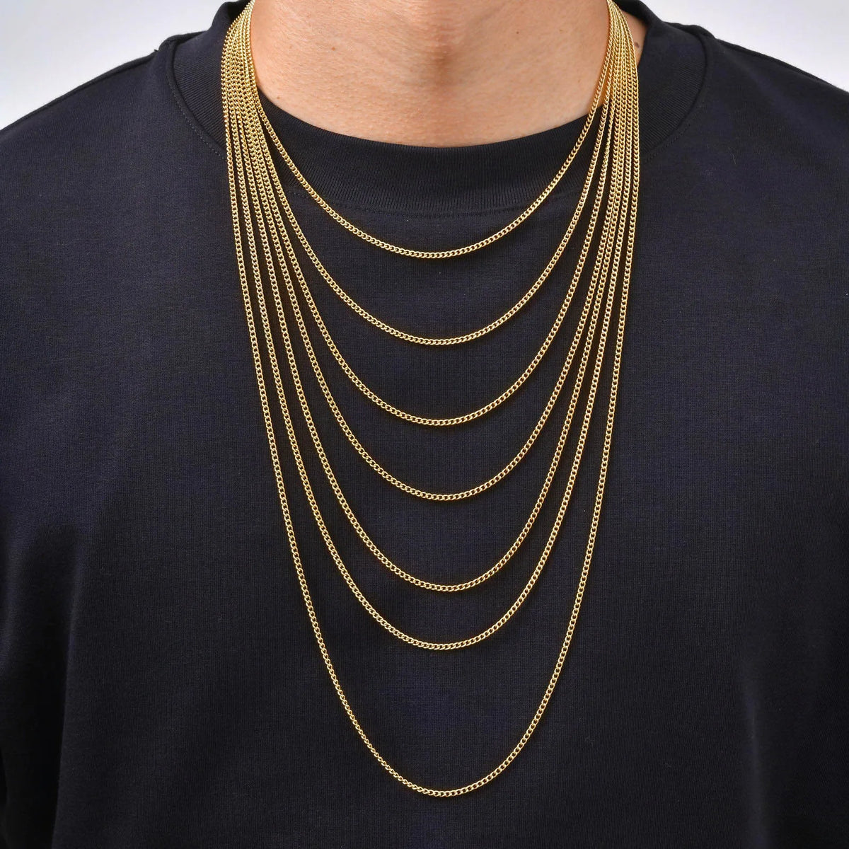PENDRA Cuban Gold Chain Necklace