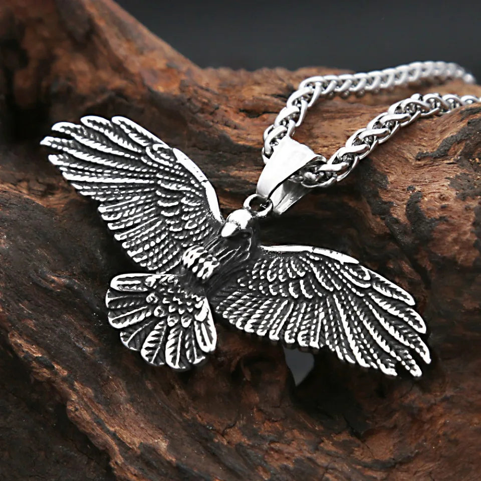 PENDRA Eagleflight 316L Stainless Steel Eagle Pendant