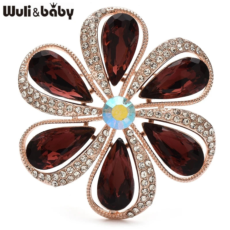 PENDRA Florielle23 Crystal Brooch