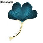 PENDRA Gingkoelle Soft-Paint Ginkgo Leaf Brooch