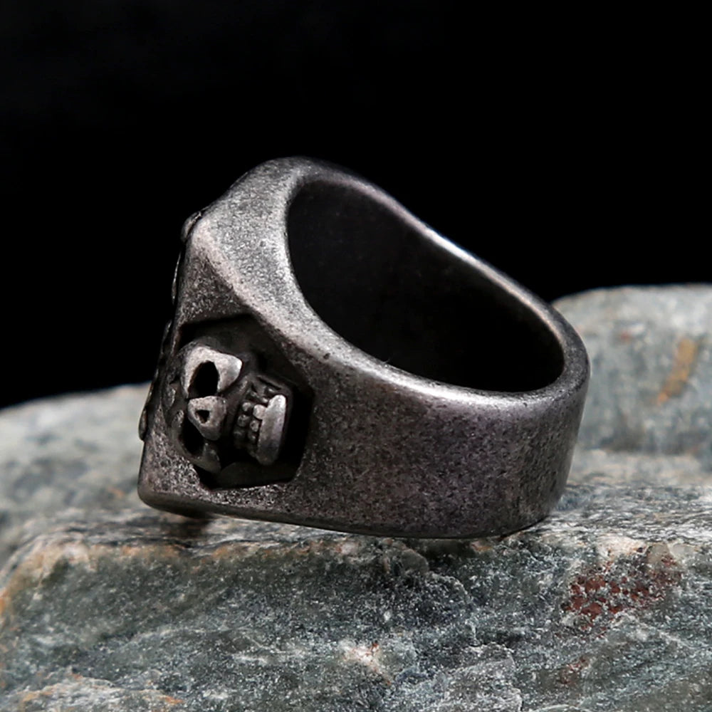 PENDRA Lucky7 316L Stainless Steel Lucky Number Ring