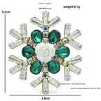 PENDRA Snowelle Handmade Snowflake Brooch