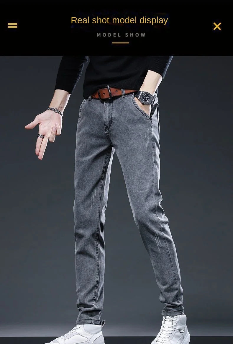 PENDRA Plush Wool Korean Jeans