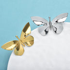 PENDRA Silverwing Butterfly Stainless Steel Brooch