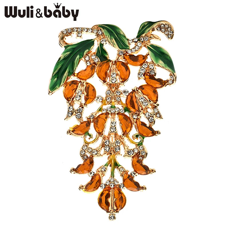 PENDRA Florabelle Vintage Big Flower Brooch