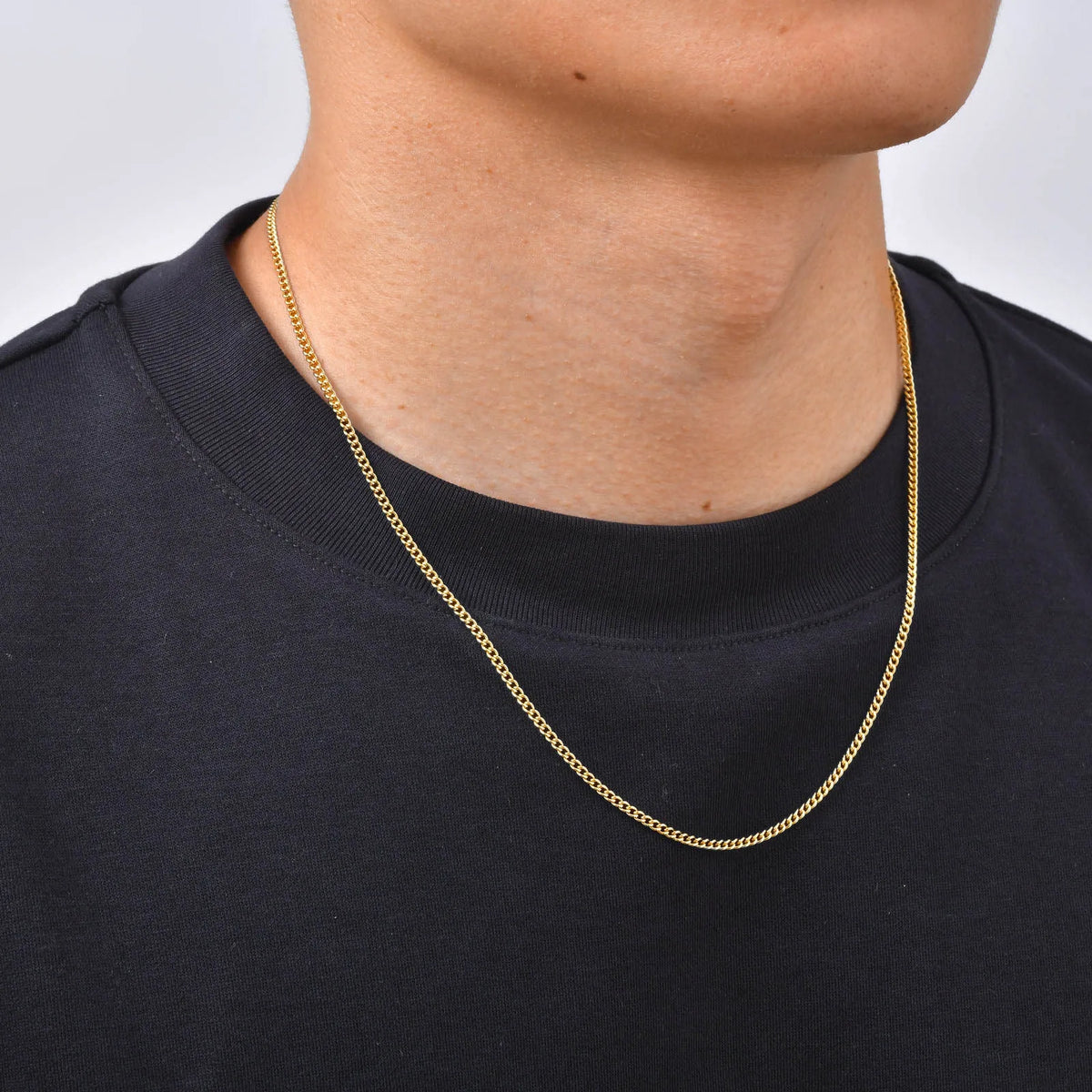 PENDRA Cuban Gold Chain Necklace