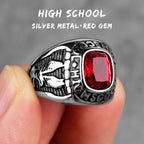 PENDRA Rhinestone Steel Ring