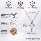 PENDRA Cross Knot Pendant Necklace