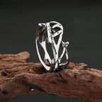 PENDRA Peacelaurel Stainless Steel Peace Olive Branch Pendant