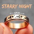 PENDRA Starry Night Stars Steel Ring