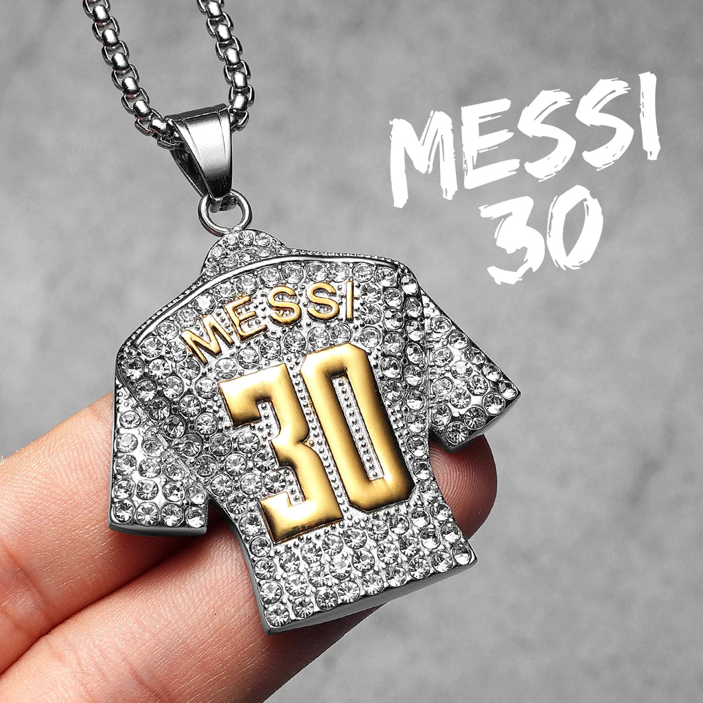 PENDRA Football Jersey Mbapp Steel Necklace