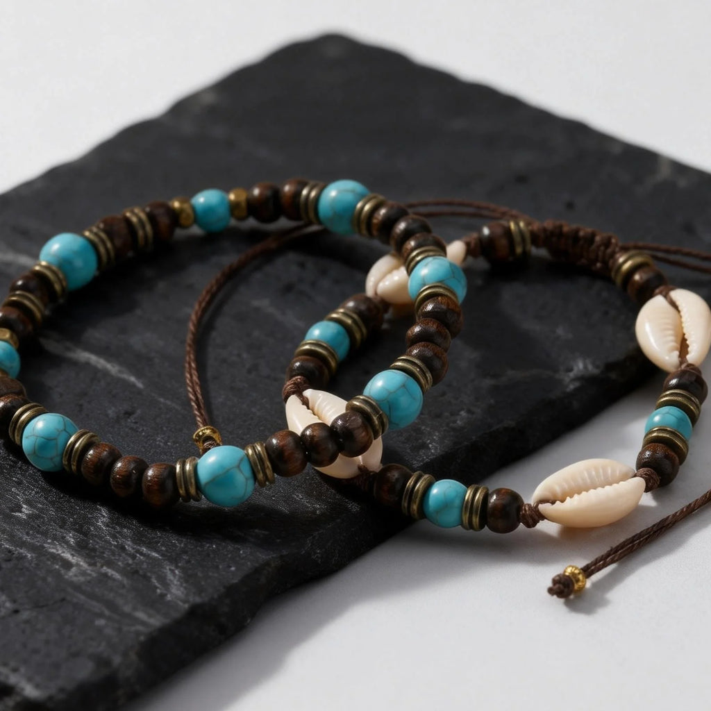 PENDRA Corrith Shell Bead Bracelet
