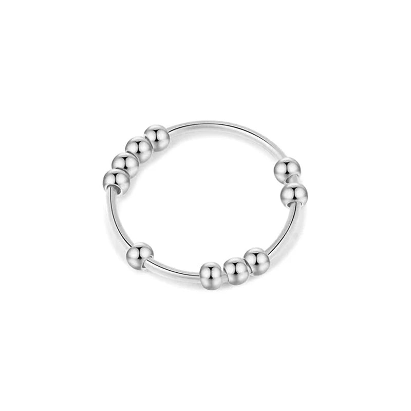 PENDRA Calmspin Stainless Steel Anxiety Spinner Ring