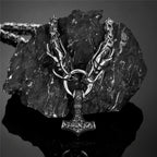 PENDRA Dragon Black Steel Necklace