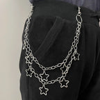 PENDRA Moonstar Rivet Waist Chain Keychain