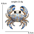PENDRA Cute Crab Brooch