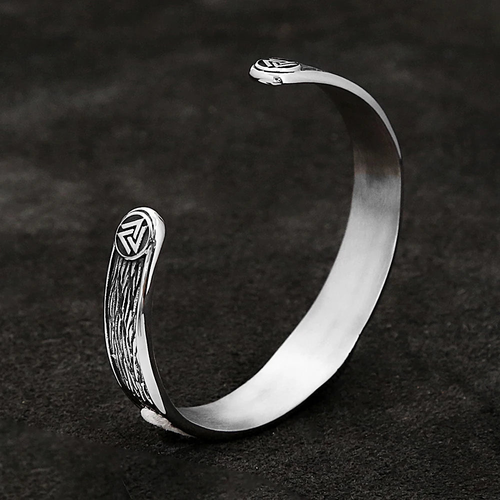 PENDRA Twin Dragon 316L Stainless Steel Bracelet