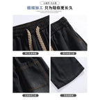 PENDRA Embroidery Washed Straight Pants