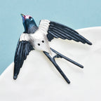 PENDRA Swiftwing Metal Swallow Brooch