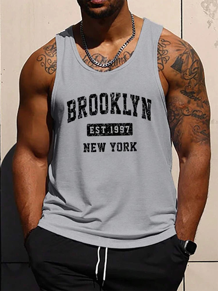 PENDRA Printed Sport Sleeveless T-Shirt