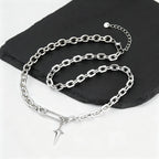 PENDRA Paper Clip Pendant Necklace