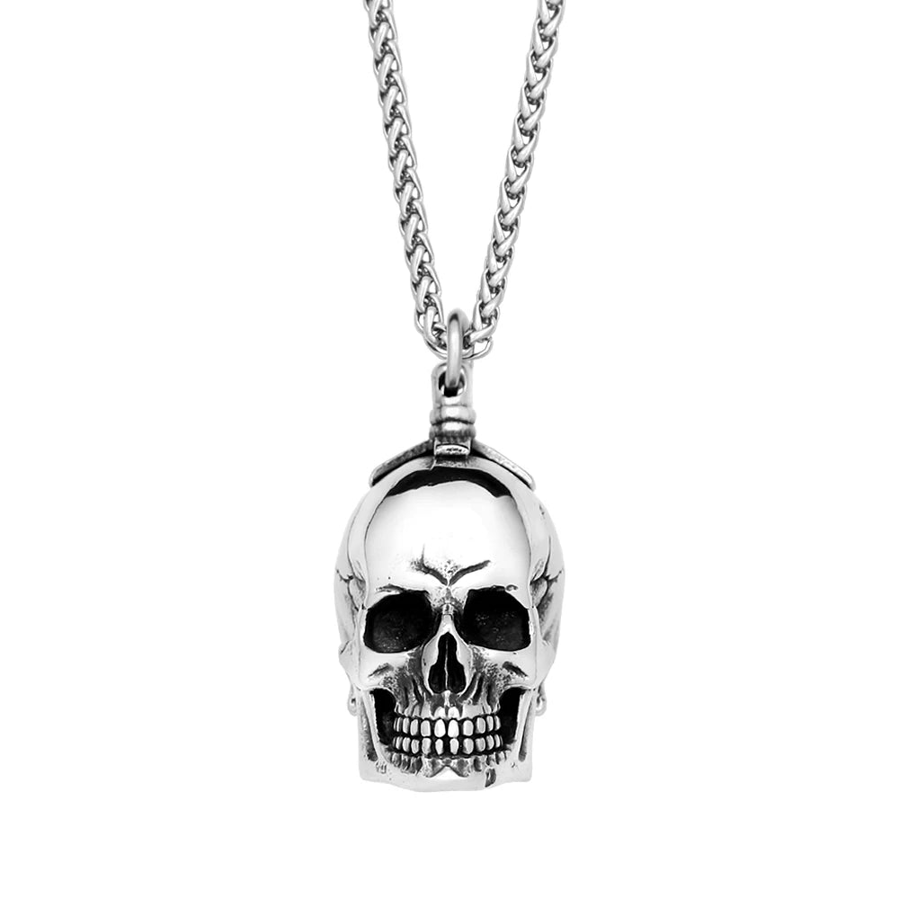PENDRA Skullforge 316L Stainless Steel Skull Pendant