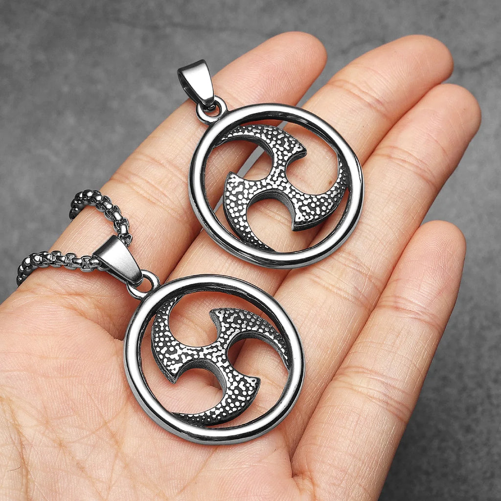 PENDRA Concealed Boomerang Steel Necklace