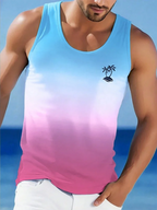 PENDRA Sleeveless Hawaiian Palm T-Shirt