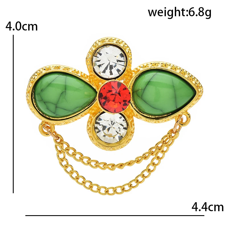 PENDRA Florielle22 Floral Brooch