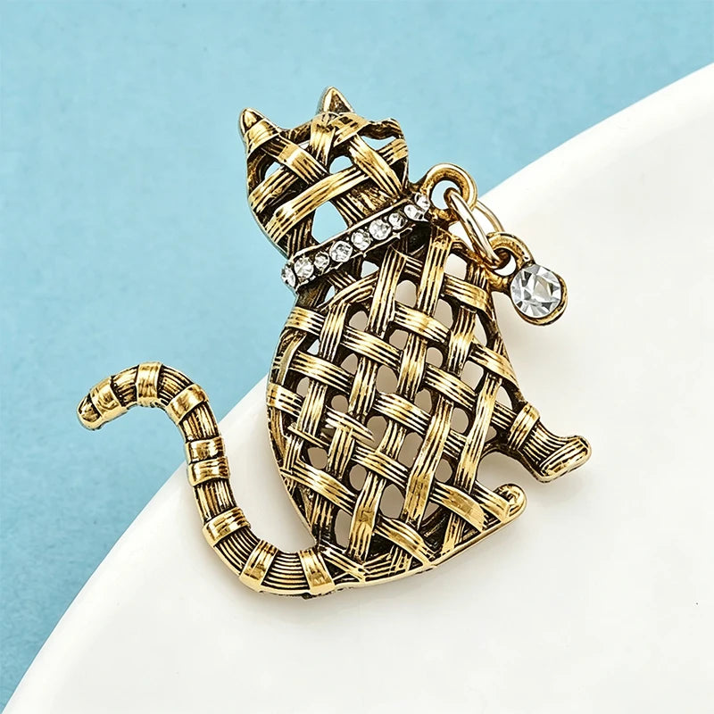 PENDRA Felina2 Cat Brooch
