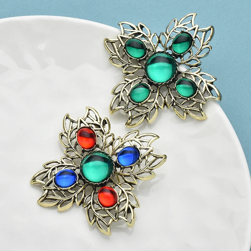 PENDRA Virelle Geometric Brooch