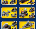 PENDRA 8in1 Military Ship Building Set